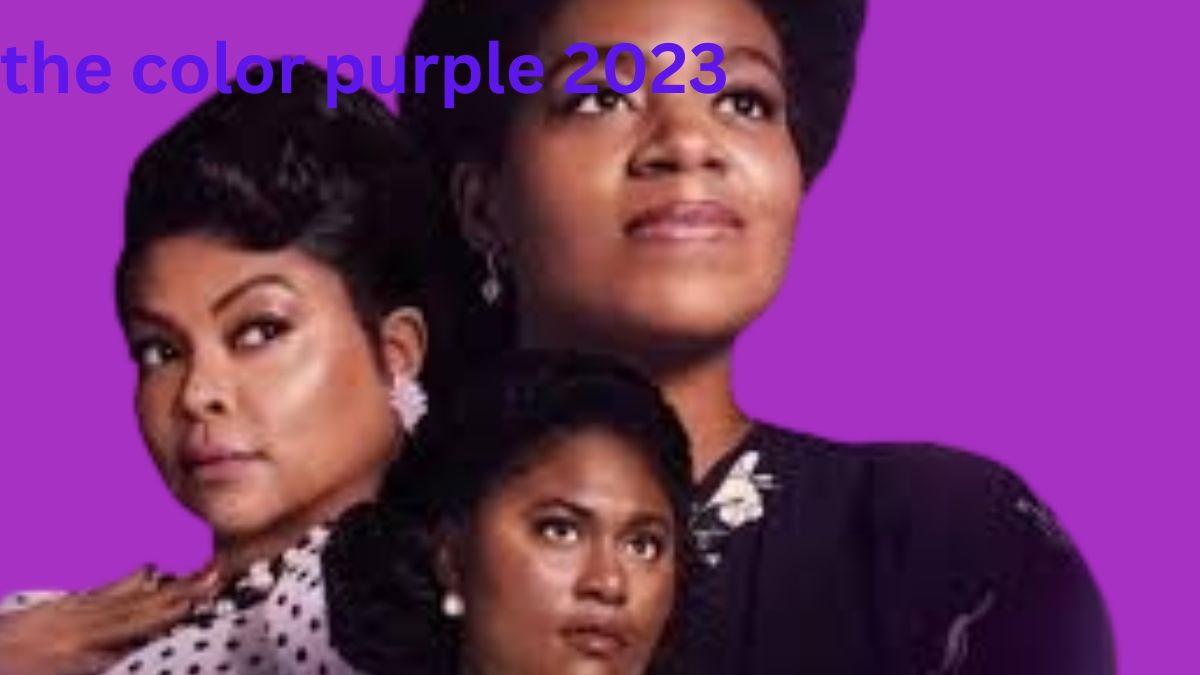 The Color Purple 2023 torrent download options and movie poster